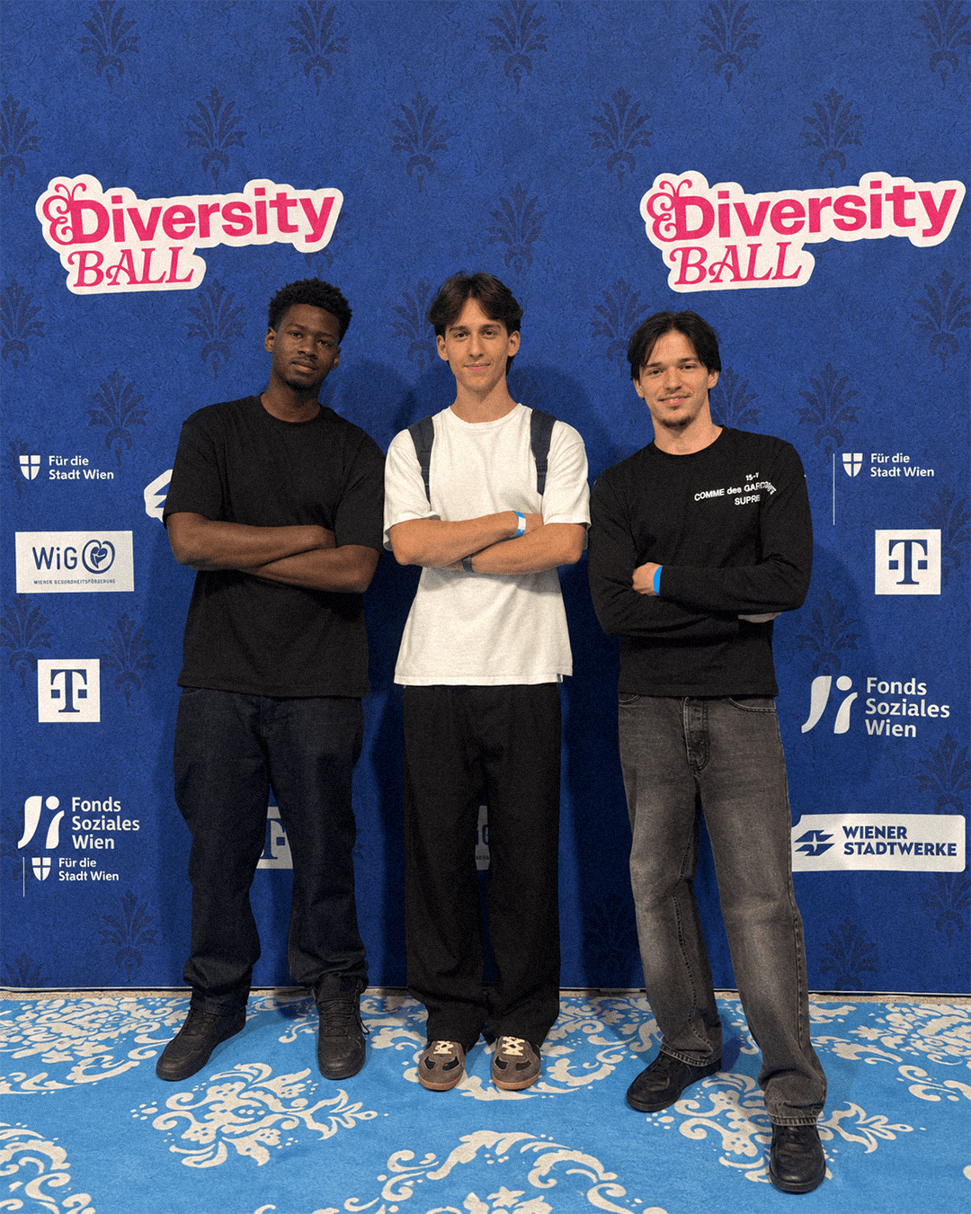 The aktive.chat team at the Diversity Ball 2026 in Vienna
